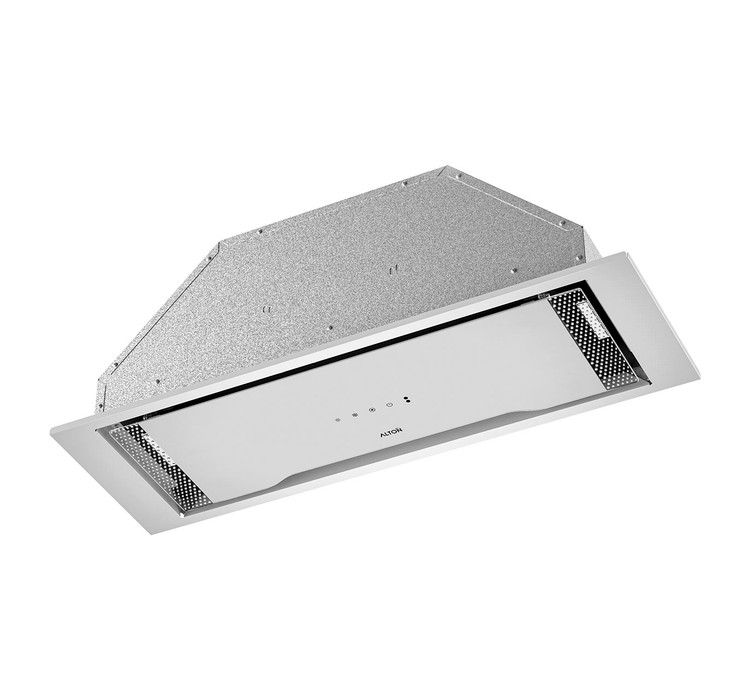 هود مخفی توکار سفید آلتون مدل H900W عرض 90 سانت جک گازی