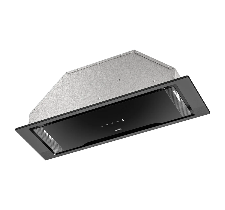 هود مخفی توکار مشکی آلتون مدل H900B عرض 90 سانت جک گازی