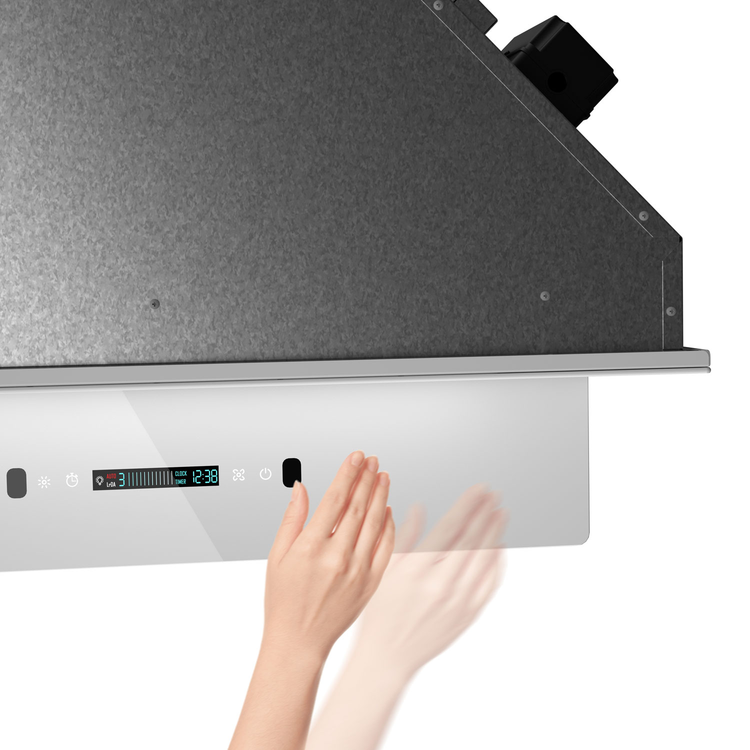 هود مخفی توکار سفید آلتون مدل H810W عرض 80 سانت جک برقی