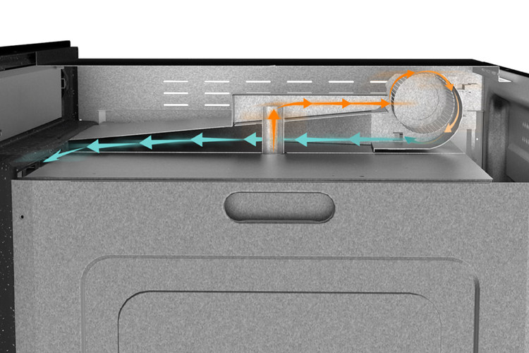 فرتوکار برقی مشکی آلتون مدل V920B عرض ۹۰ سانت